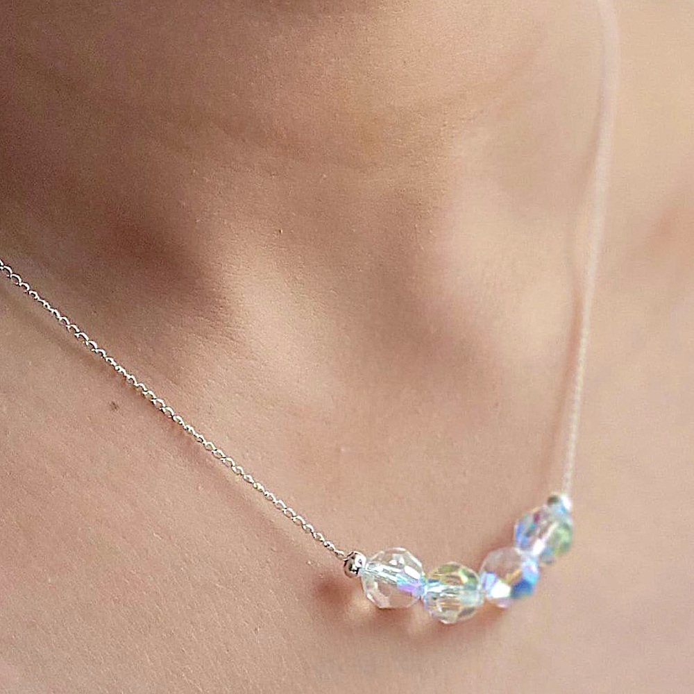 Swarovski crystal necklace,CarrieBradshaw … - Picture 5 of 13